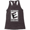 second amendment rated e for everyone Racerback Tank