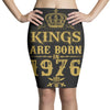 kings are born in 1976 Pencil Skirts