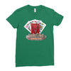 lucky devil gambling cards Ladies Fitted T-Shirt