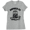 gopher it! Ladies Fitted T-Shirt