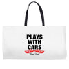Plays With Cars Weekender Totes