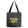 pizza slut funny diet gym workout new Tote Bags