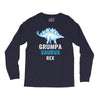 grumpa saurus rex Long Sleeve Shirts