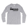 the boring company black logo Long Sleeve Shirts