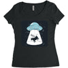 Ufo Women's Triblend Scoop T-shirt