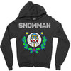 snowman christmas Zipper Hoodie