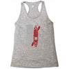 kayak american flag Racerback Tank