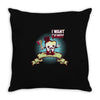 i want candy Throw Pillow