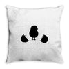 Chicken and Little Chick Throw Pillow