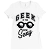 geek is the new sexy! Ladies Fitted T-Shirt