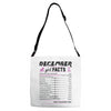 December Girl Facts Capricorn Adjustable Strap Totes
