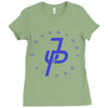 jake paul blue Ladies Fitted T-Shirt