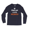 this girl loves halloween Long Sleeve Shirts