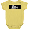 alone anymore Baby Bodysuit