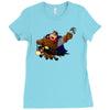 just a viking and his horse Ladies Fitted T-Shirt