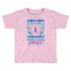 Never Underestimate the Strength of a Thyroid Cancer Warrior Toddler T-shirt