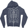 pegasus cloth box Zipper Hoodie