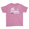 zombies hate fast food Youth Tee