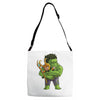 loki needs love Adjustable Strap Totes