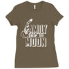 Family Trip To Moon Ladies Fitted T-Shirt