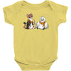 the owl and the weasel Baby Bodysuit