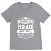 Made In 1940 And Still Awesome V-Neck Tee