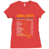 Libra Facts Zodiac Ladies Fitted T-Shirt