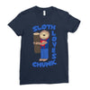 sloth loves chunk Ladies Fitted T-Shirt