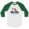 Pride Love is Love 3/4 Sleeve Shirt