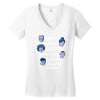 angry doctor Women's V-Neck T-Shirt