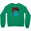 awsome design animation skin Crewneck Sweatshirt