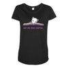 just one more chapter] Maternity Scoop Neck T-shirt