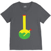 rasta bong water pipe slide insert stem filtered V-Neck Tee