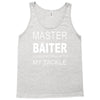 master baiter funny fishing t shirt mens Tank Top