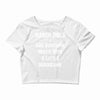March Girls Crop Top