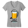 relief pitcher Women's V-Neck T-Shirt