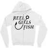 reel girls fish Zipper Hoodie
