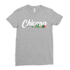 chicana with rose Ladies Fitted T-Shirt