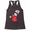 virus loves you this much Racerback Tank