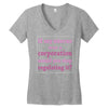 If My Uterus Women's V-Neck T-Shirt