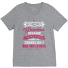 they call me grandma partner in crime. V-Neck Tee