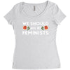 We Sould All Be Feminists Women's Triblend Scoop T-shirt