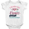 Girl LIke A Flowers Baby Bodysuit