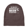 beer drinkers beer diet balance Baby Beanies