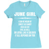 Super June Girl Ladies Fitted T-Shirt