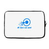 my boys can swim Laptop sleeve