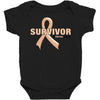 Survivor Of Uterine Cancer Baby Bodysuit