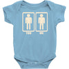 you me kleiner pimmel fun lustig Baby Onesie