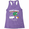 vegetables are what food eats Racerback Tank