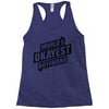 worlds okayest boyfriend Racerback Tank